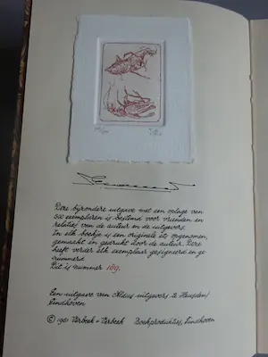 Ton de Laat - Klein Breviarium der ongewervelde dieren- genummerd, gesigneerd+ets kopen? Bied vanaf 75!