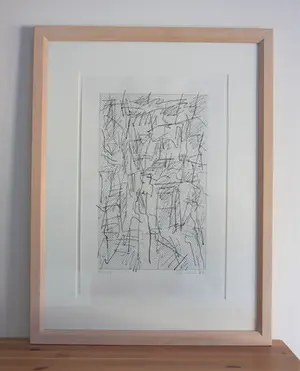 AcheterJan Schoonhoven - "T86-74" Tekening in Oost-Indische inkt? Enchérissez de 2600!