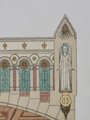 Hendrik Petrus Berlage - Decorontwerp voor Gijsbreght van Aemstel, 1893 kopen? Bied vanaf 65!