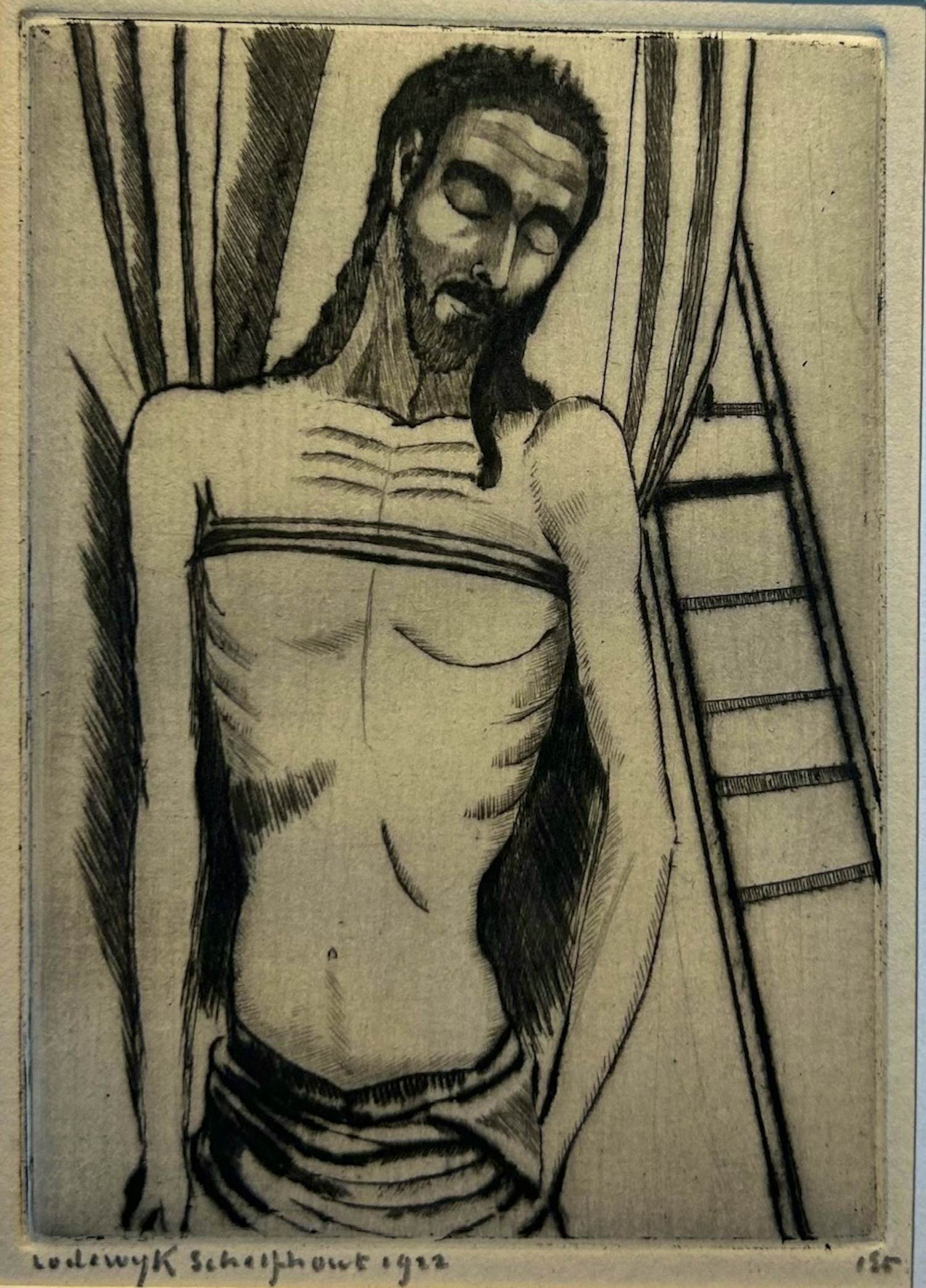 Lodewijk Schelfhout - Christusfiguur kopen? Bied vanaf 25!