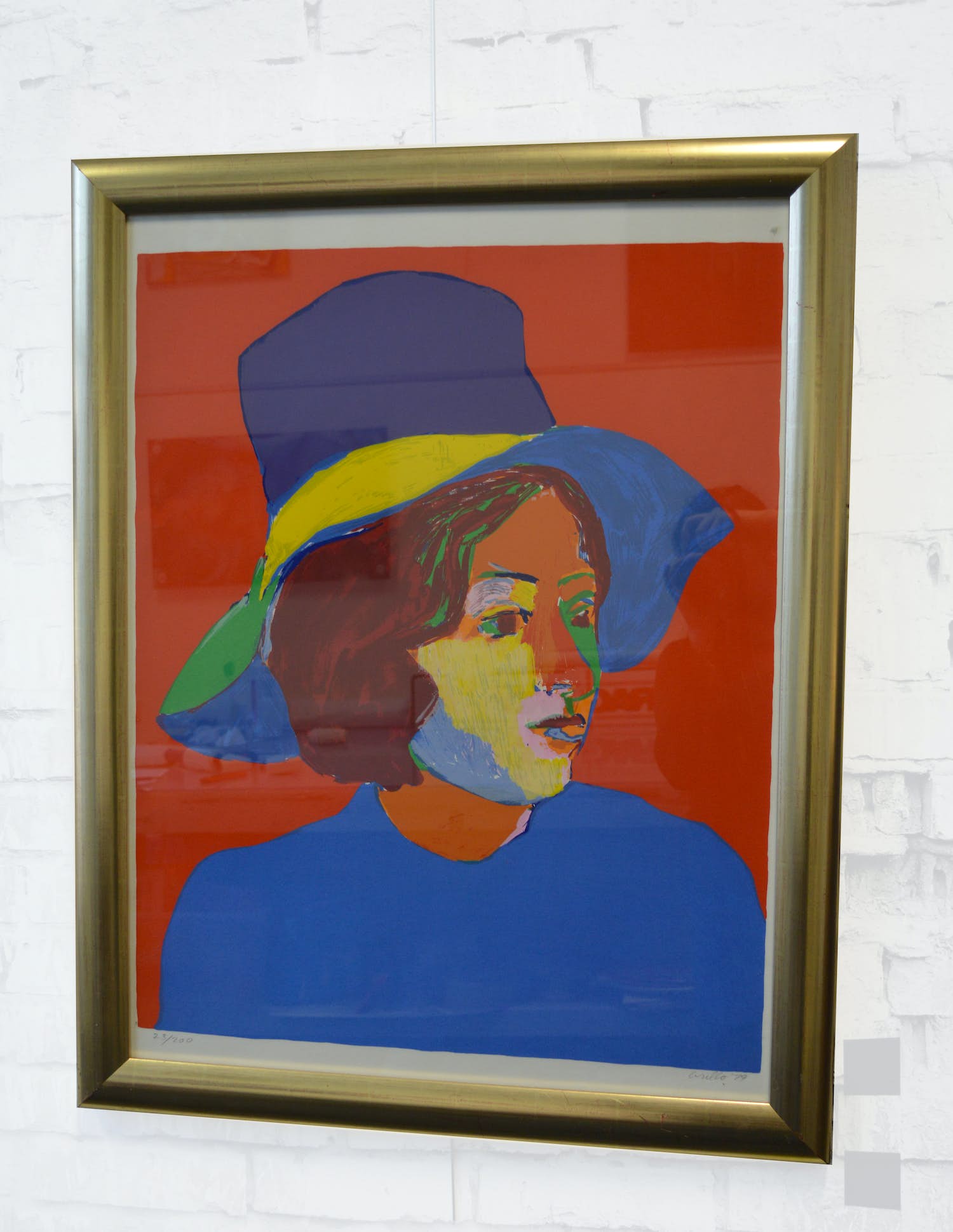 John Grillo - Girl with Hat VI verkocht voor € 100!