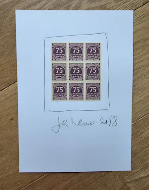 Buy Jan Henderikse - Museum Labels - 8 Unieke gesigneerde werken - 2018 - 21 x 15 cm per stuk? Bid from 450!