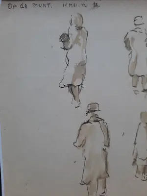 Jan Engelchor - Wandelaars in Amsterdam 1942 kopen? Bied vanaf 1!