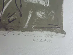 Walter Libuda - DIE VRIESSCHEL / KLEURLITHO / 50x66cm / SIG / 1991 kopen? Bied vanaf 40!