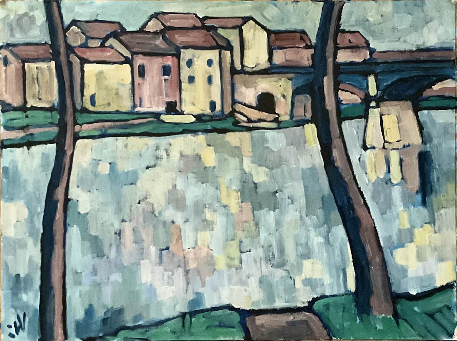 Jan Willem Versteeg - Les arbres à Chatou kopen? Bied vanaf 110!