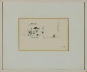 Coen Hennipman - Lot van 10 pentekeningen op papier kopen? Bied vanaf 20!