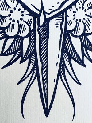 Henk Schiffmacher - Tattoo Bloedend Hart, gesigneerd kopen? Bied vanaf 25!