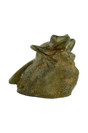 Pierre Chenet - Bronzen beeld van boomkikker op steen kopen? Bied vanaf 95!