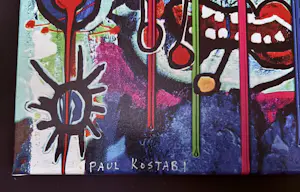 Paul Indrek Kostabi - & Giuseppe Fortunato (Italië - Europa - 1956). Titel: KF0920. kopen? Bied vanaf 180!