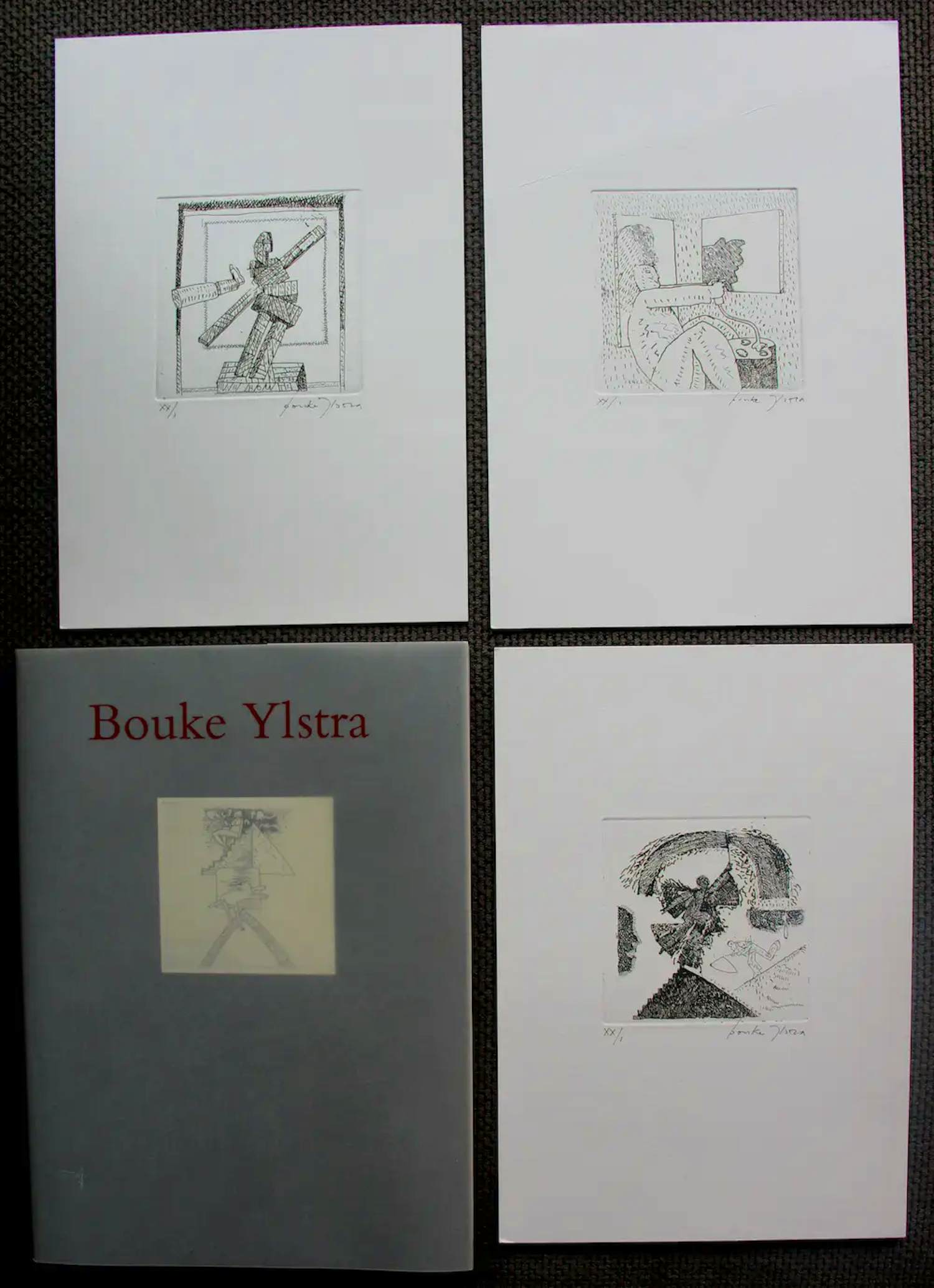 Buy Bouke Ylstra - 3 etsen en een boek "Etsen 1953 - 1993"? Bid from 75!