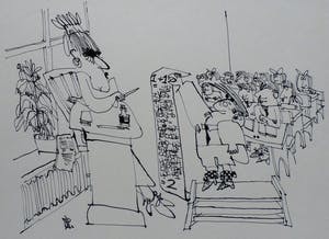 Kees Spermon - Pentekening kopen? Bied vanaf 49!