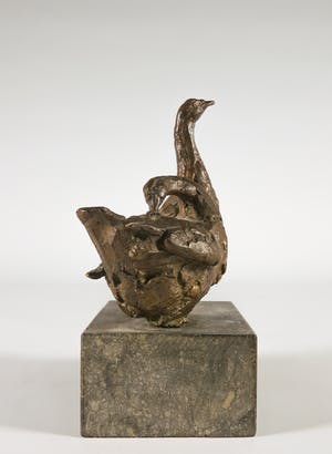 Gabriel Sterk - Twee bronzen ganzen op hardstenen voet kopen? Bied vanaf 200!