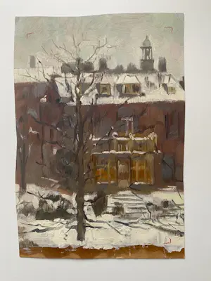 Niet of onleesbaar gesigneerd - villa in winter kopen? Bied vanaf 1!