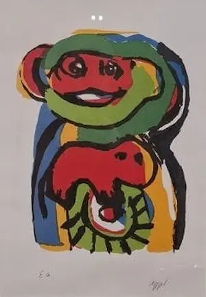 Karel Appel - "Aap" kopen? Bied vanaf 650!