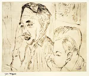 Jan Wiegers - H.N. Werkman en J. van Zweden verkocht voor € 75!