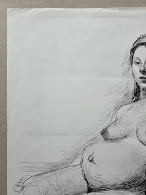 Aat Veldhoen - Naakt. Portret vrouw. kopen? Bied vanaf 49!