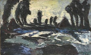 Berry Brugman - Olieverf op doek, Landschap - Ingelijst kopen? Bied vanaf 100!