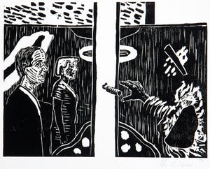 Roger Raveel - Voor de poort kopen? Bied vanaf 450!