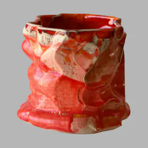 Octave Rimbert-Rivière - Gekke wezens - Sculpturale 3D-printing keramieken beker kopen? Bied vanaf 100!