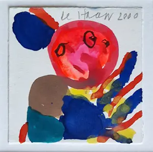 Jurjen de Haan - Aquarel - 2000 - ingelijst kopen? Bied vanaf 80!