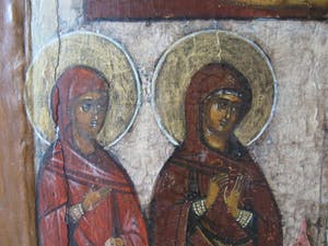 Niet of onleesbaar gesigneerd - Icoon 19e eeuws kopen? Bied vanaf 1!