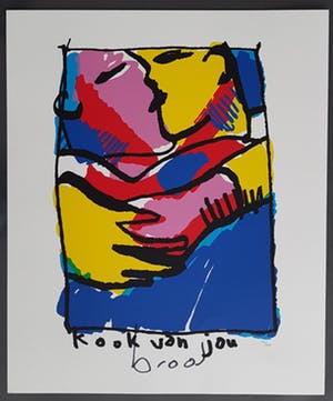 Herman Brood - KOOK VAN JOU. Zeefdruk met Certificaat van Echtheid kopen? Bied vanaf 315!