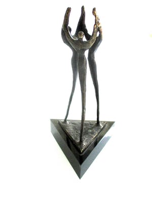 Corry Ammerlaan - Sculptuur "Samenwerking op niveau" kopen? Bied vanaf 25!