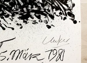 Günther Uecker - Ausstellung in der Erker-Galerie St.Gallen kopen? Bied vanaf 190!