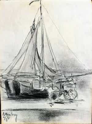 Antoon Markus - Katwijk aan Zee e.o. (58 stuks) verkocht voor € 250!