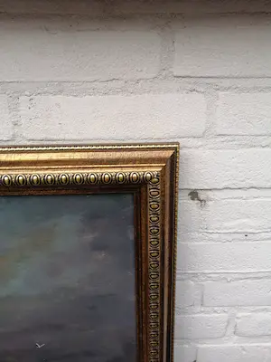 Niet of onleesbaar gesigneerd - oude stad in de 19 ste Eeuw ( Amsterdam ) kopen? Bied vanaf 1!