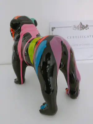 Hannes D'Haese - English bulldog black i love you kopen? Bied vanaf 150!