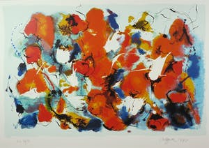 Nic Jonk - Litho, Zonder titel - Ingelijst kopen? Bied vanaf 100!