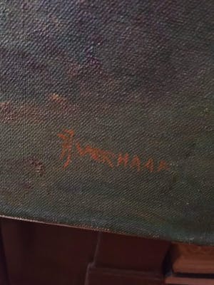 Niet of onleesbaar gesigneerd - Landschap schilderij kopen? Bied vanaf 1!