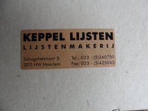 Clemens Briels - Zeefdruk, titel. 'Woman with Umbrella". kopen? Bied vanaf 75!