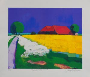 Jentsje Popma - Koolzaadveld met fluitenkruid kopen? Bied vanaf 70!