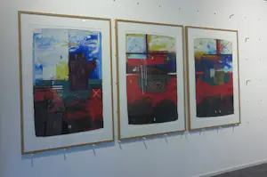 Piotr Konkel - Set van drie zeefdrukken inclusief lijsten! kopen? Bied vanaf 75!