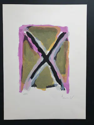 Bram van Velde - Zonder titel / Prent 190 kopen? Bied vanaf 150!