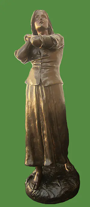 Buy François-Raoul Larche - "Jeanne d'Arc, La foi"? Bid from 1300!