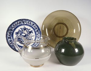 Firma Regout & Co - e.a. - Glas en aardewerk, Diverse objecten kopen? Bied vanaf 10!