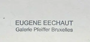 Eugène Eechaut - Wunderschönes Paar abstrakter Aquarelle / Ausstellung Galerie Pfeiffer Brüssel kopen? Bied vanaf 80!