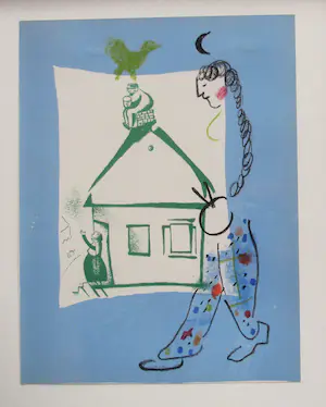 Marc Chagall - LA MAISON DE MON VILLAGE , 1960 kopen? Bied vanaf 300!