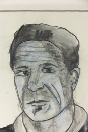 Ad Gerritsen - Potloodtekening, (Zelf)portret kopen? Bied vanaf 40!