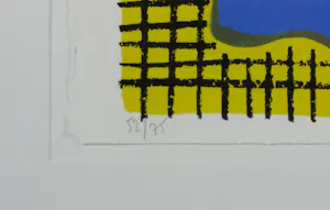 Dora Dolz - Zeefdruk op papier, De helpende hand - Ingelijst kopen? Bied vanaf 50!