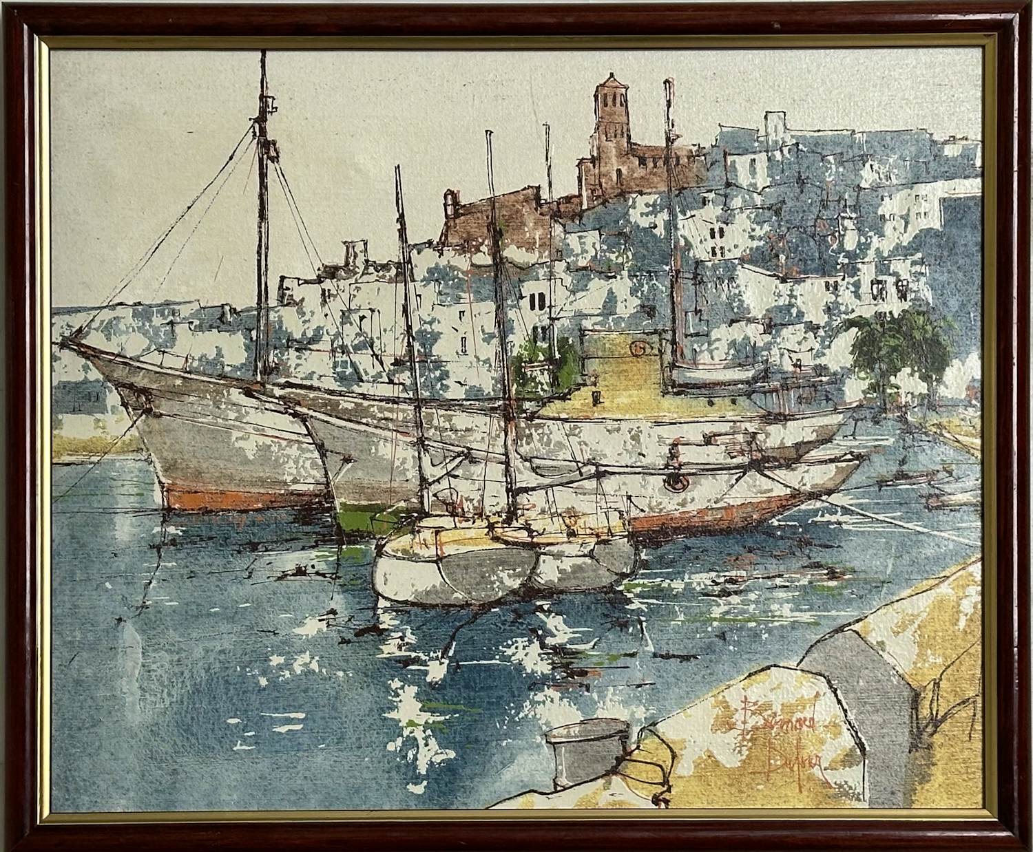 Buy Bernard Dufour - Port de Pêche? Bid from 79!