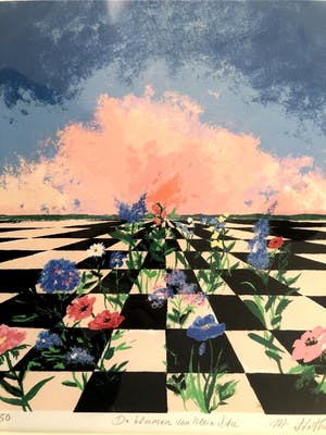 Margret Statham - De bloemen van kleine Ida - Zeefdruk, Ingelijst kopen? Bied vanaf 40!