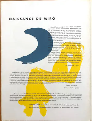 Joan Miro - Derrière Le Miroir - no. 14-15 - Jaar 1948 - Maeght Paris - 2e Editie - Goed kaufen? Bieten Sie von 50!