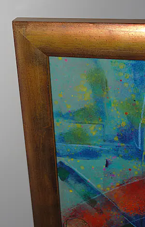 Buy Maya Wildevuur - olifantje - groot werk - in een kapitale lijst? Bid from 295!
