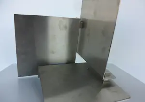 Henk Rusman - Roestvrij stalen sculptuur, Geometrische compositie kopen? Bied vanaf 150!