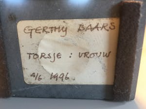 Gerthy Baars - "Torsje man" en "Torsje vrouw" kopen? Bied vanaf 50!