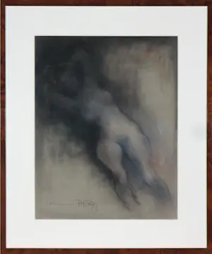 Buy Clemens Pasch - Pastel en krijt, Naakt - Ingelijst? Bid from 70!